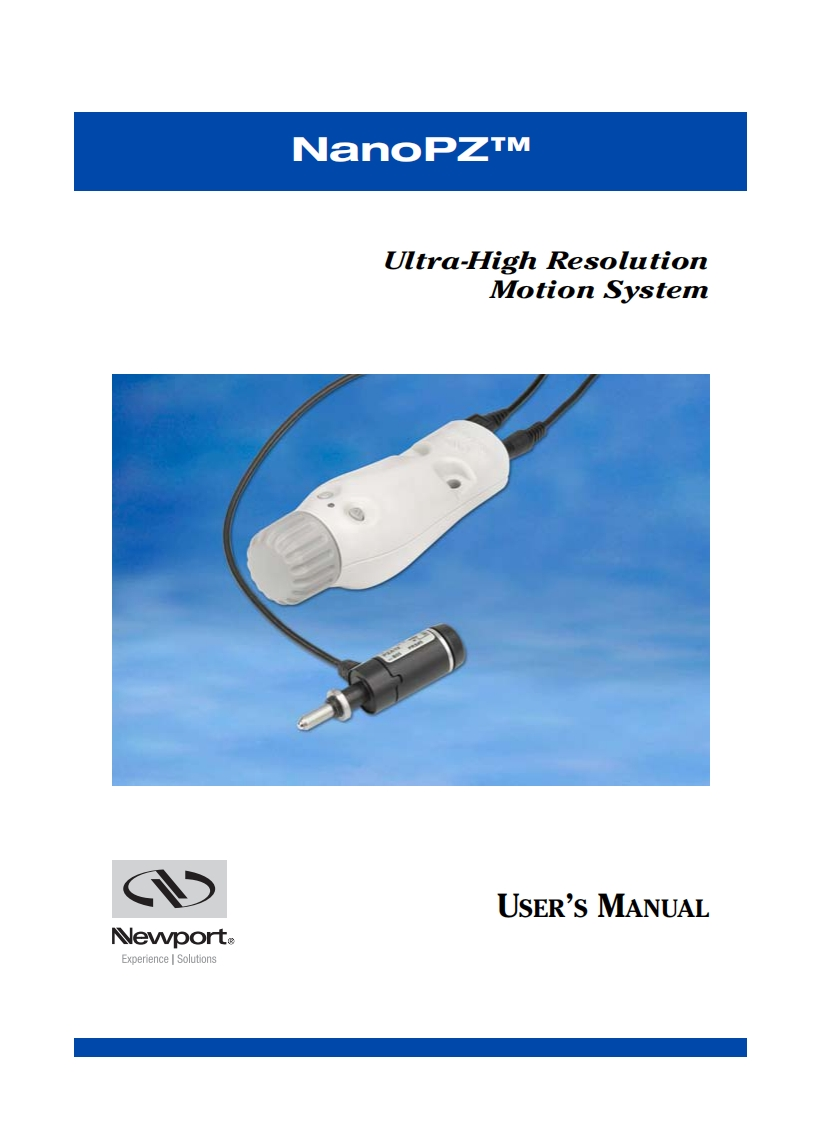 NanoPZ-操作说明书手册-RevA