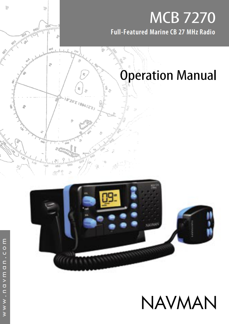 Navman_MCB-7270_Manual操作说明书手册