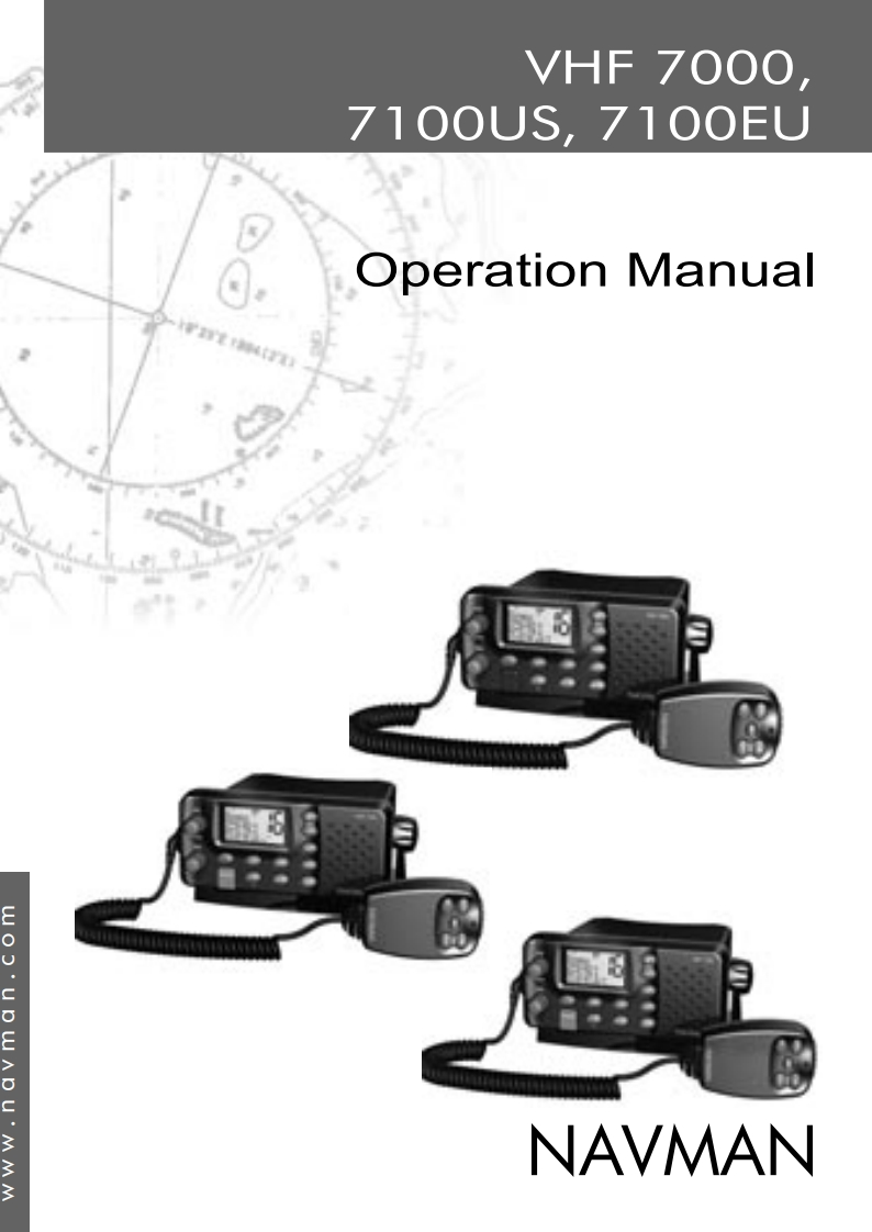 Navman_VHF-7100_Manual操作说明书手册