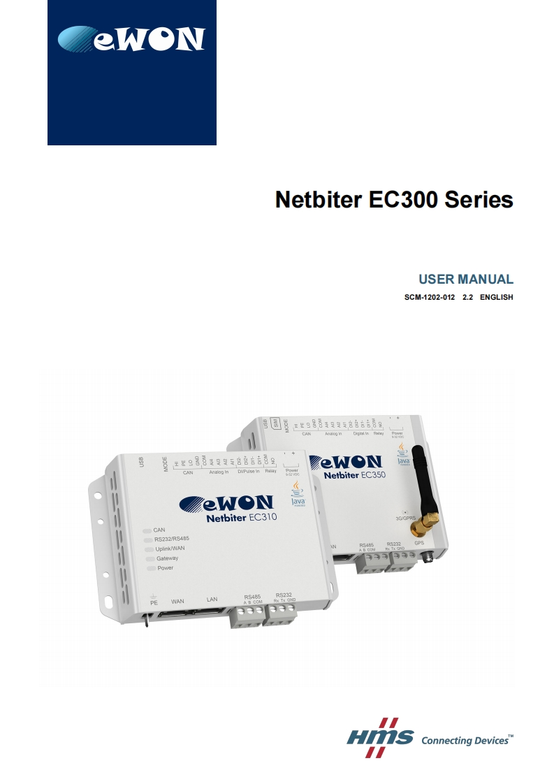 NetbiterEC300Series使用说明书手册