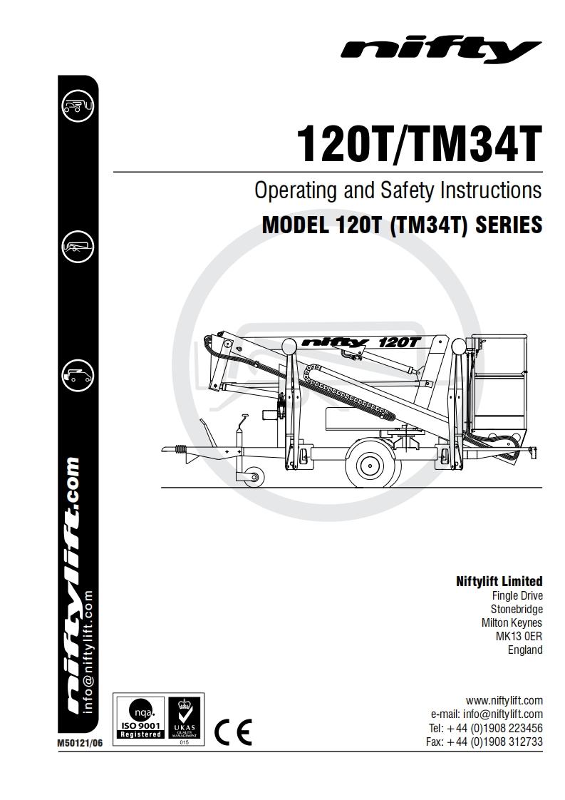 Nifty-N120T-Operations-Manual操作与维护保养说明书手册