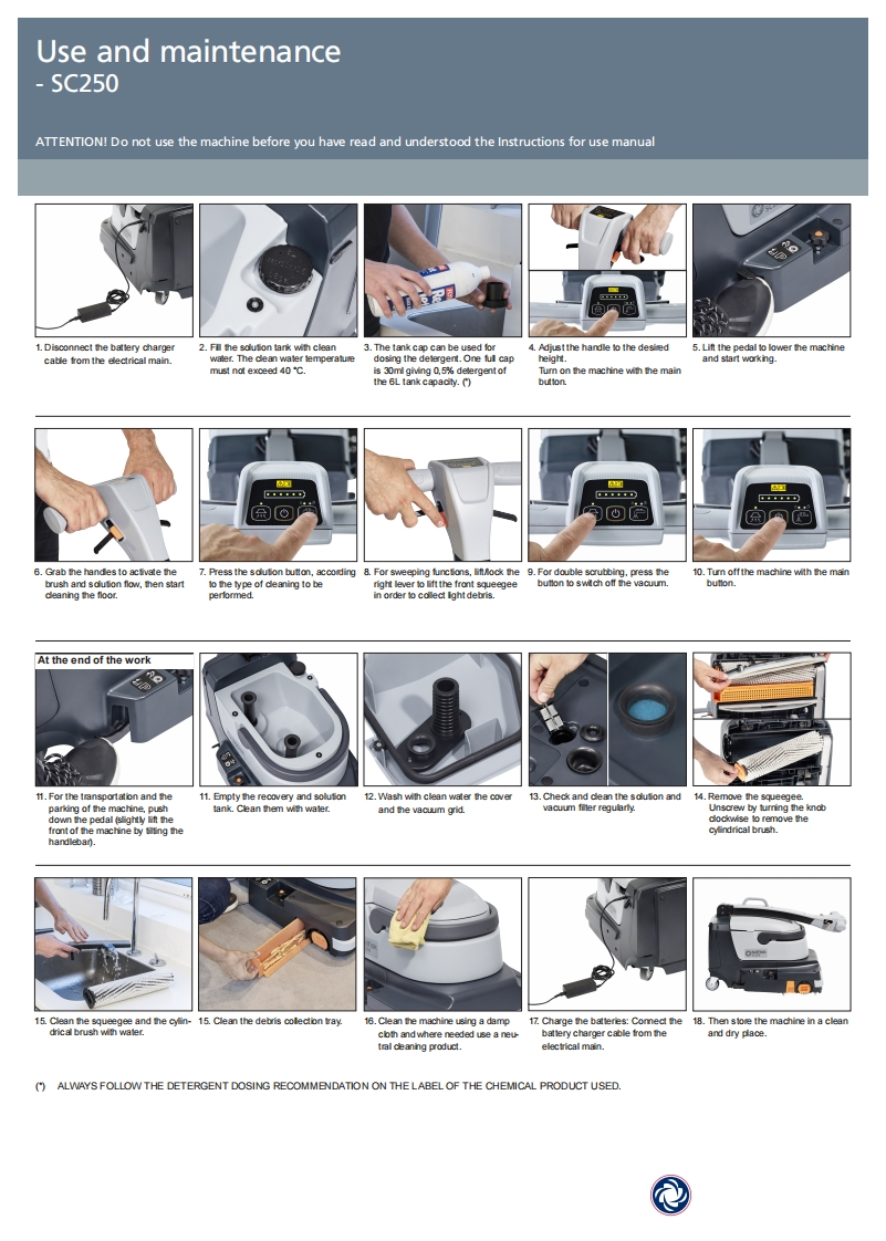 Nilfisk_SC250_操作与维护手册