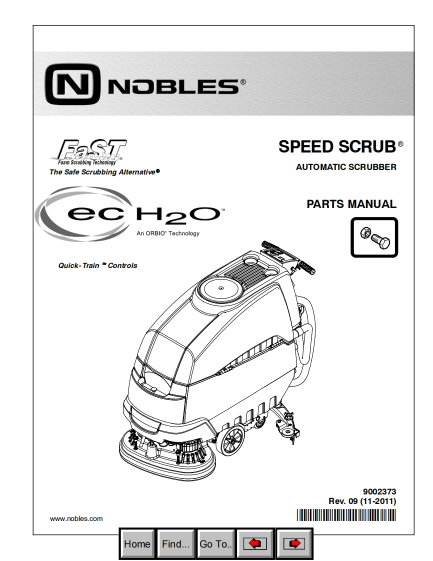 Nobles-Speed-Scrub-(SS5)-维修零部件手册