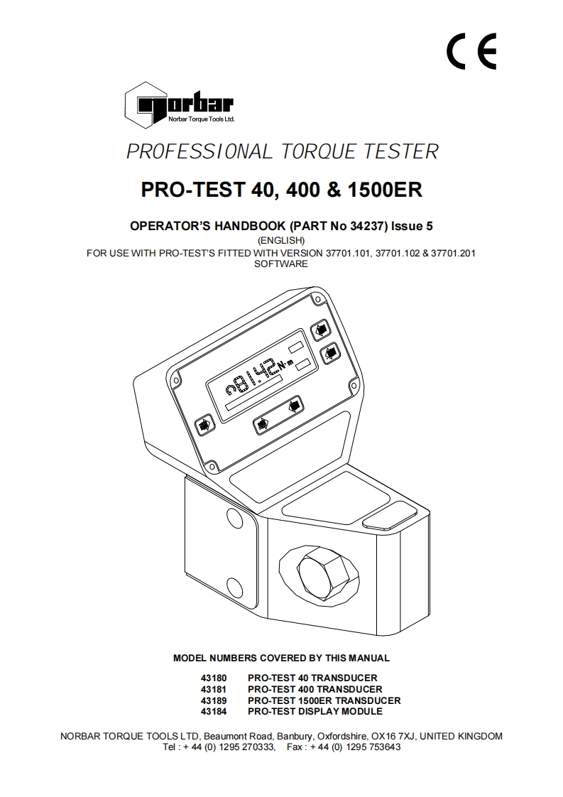 Norbar-ProTest-User-Manual操作说明书手册新质力文库 - 聚焦新质生产力发展的数字化知识库_行业洞察 / 理论成果 / 实践指南免费下载新质力文库