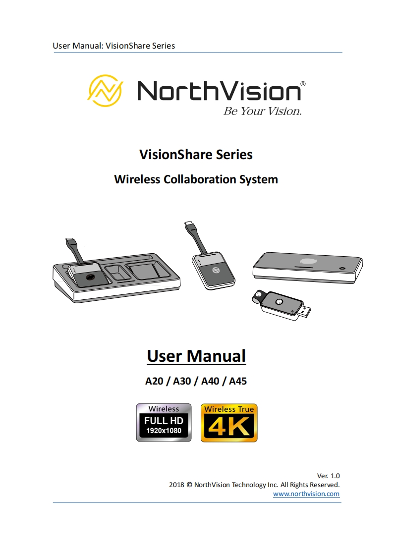NorthVision-VisionShare-A20-A30-A40-A45-操作说明书手册-6-0-6新质力文库 - 聚焦新质生产力发展的数字化知识库_行业洞察 / 理论成果 / 实践指南免费下载新质力文库