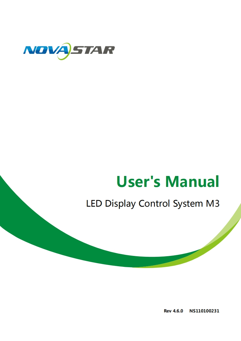 Nova-M3-LED-Display-Control-System-操作说明书手册-V4.6.0