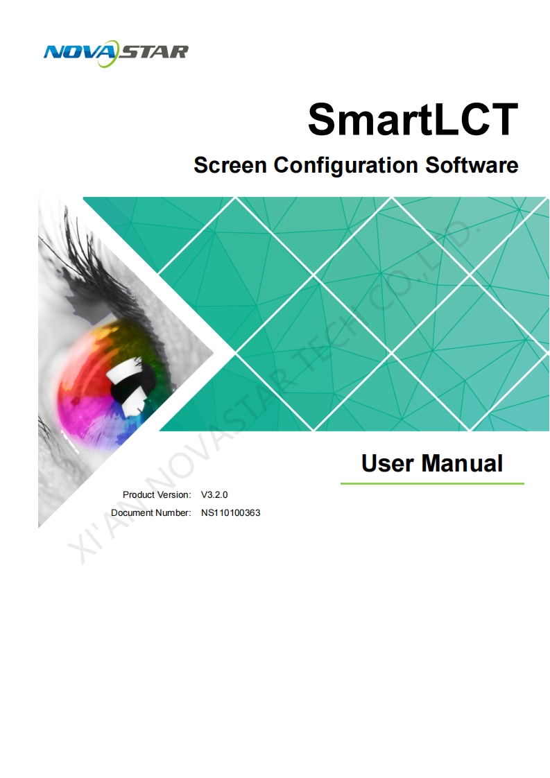 Novastar-SmartLCT-操作说明书手册-V3.2
