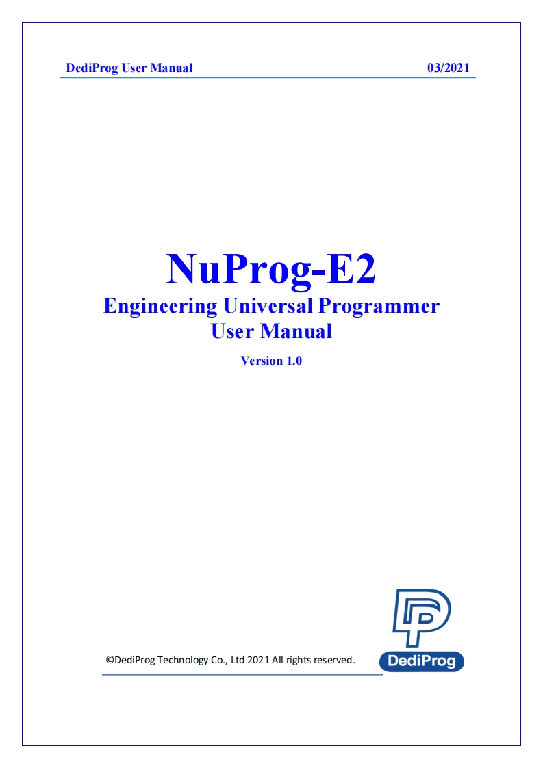 NuProg-E2User操作说明书手册_EN_V1.0