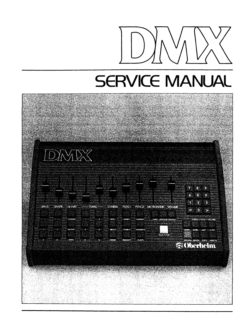 OBERHEIM_DMX_维修手册电器原理图