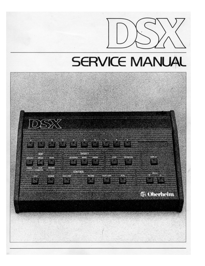 OBERHEIM_DSX_维修手册电器原理图
