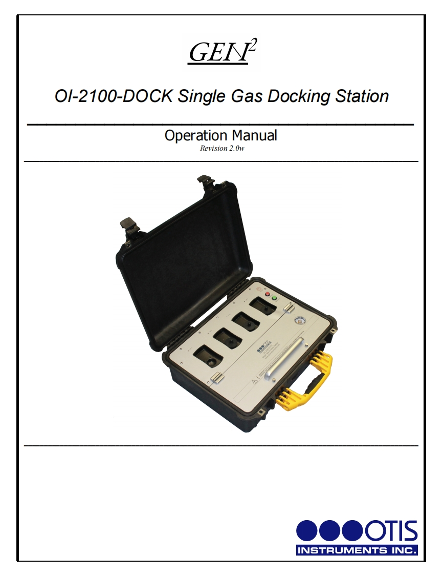 OI-2100-DockOperation手册说明书指南-Rev.2.0w(fromv1.3)-WebVersion-8132013
