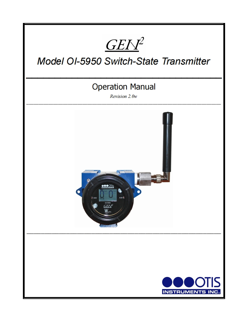 OI-5950-安装调试说明书手册-1