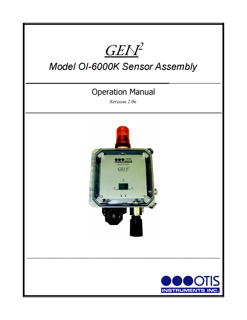 OI-6000K_手册说明书指南