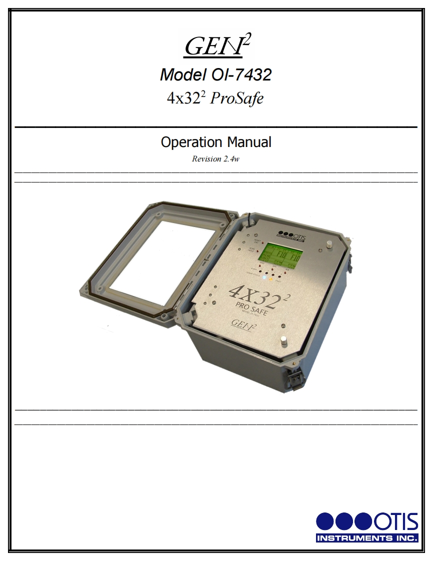 OI-7432-安装调试说明书手册
