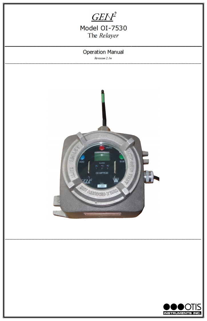 OI-7530_手册说明书指南