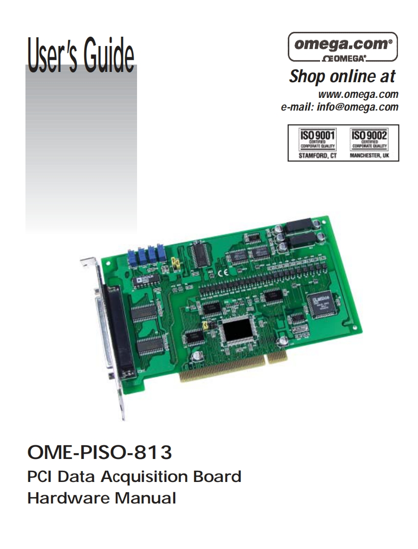 OME_PISO_813_使用说明书手册