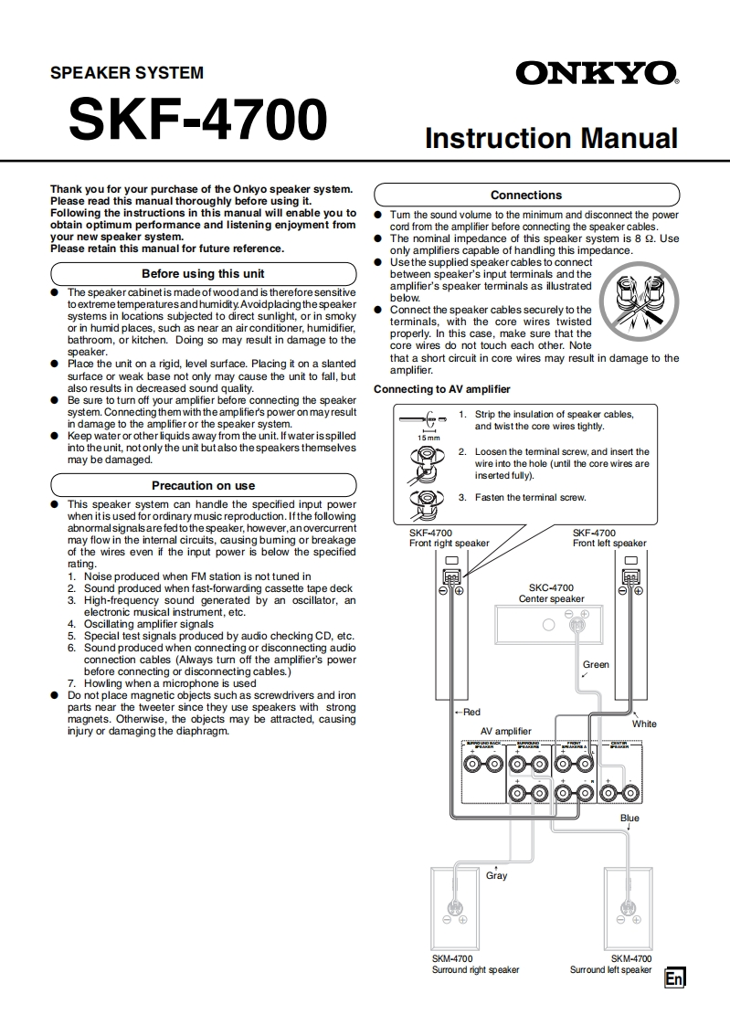 ONKYO-skf-4700_manual_e操作说明书手册