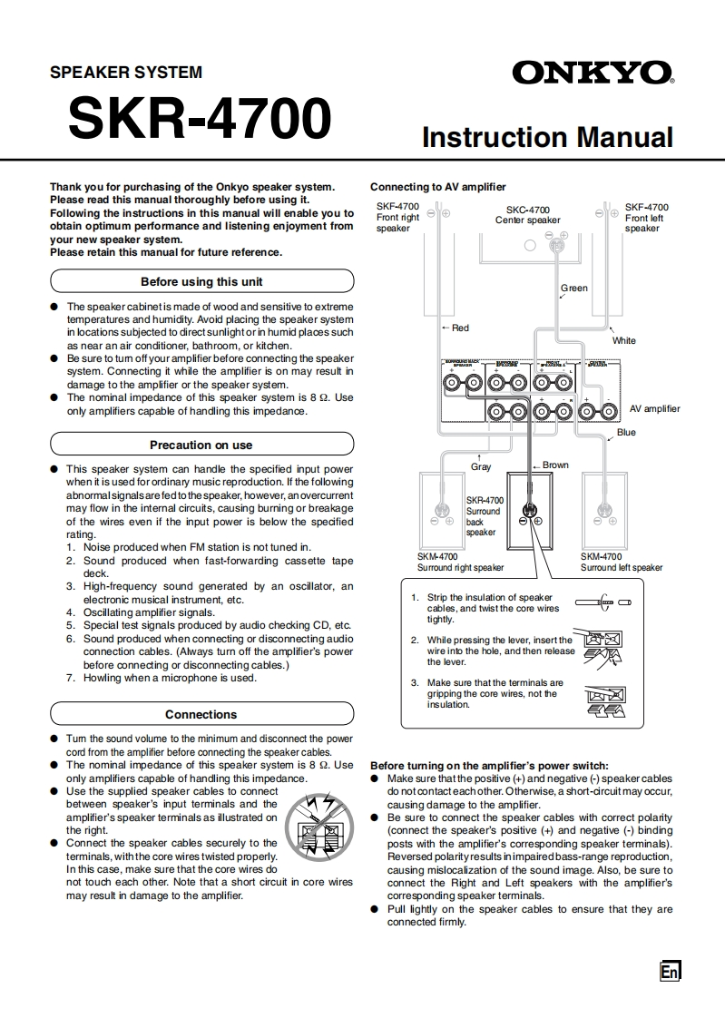 ONKYO-skr-4700_manual_e操作说明书手册