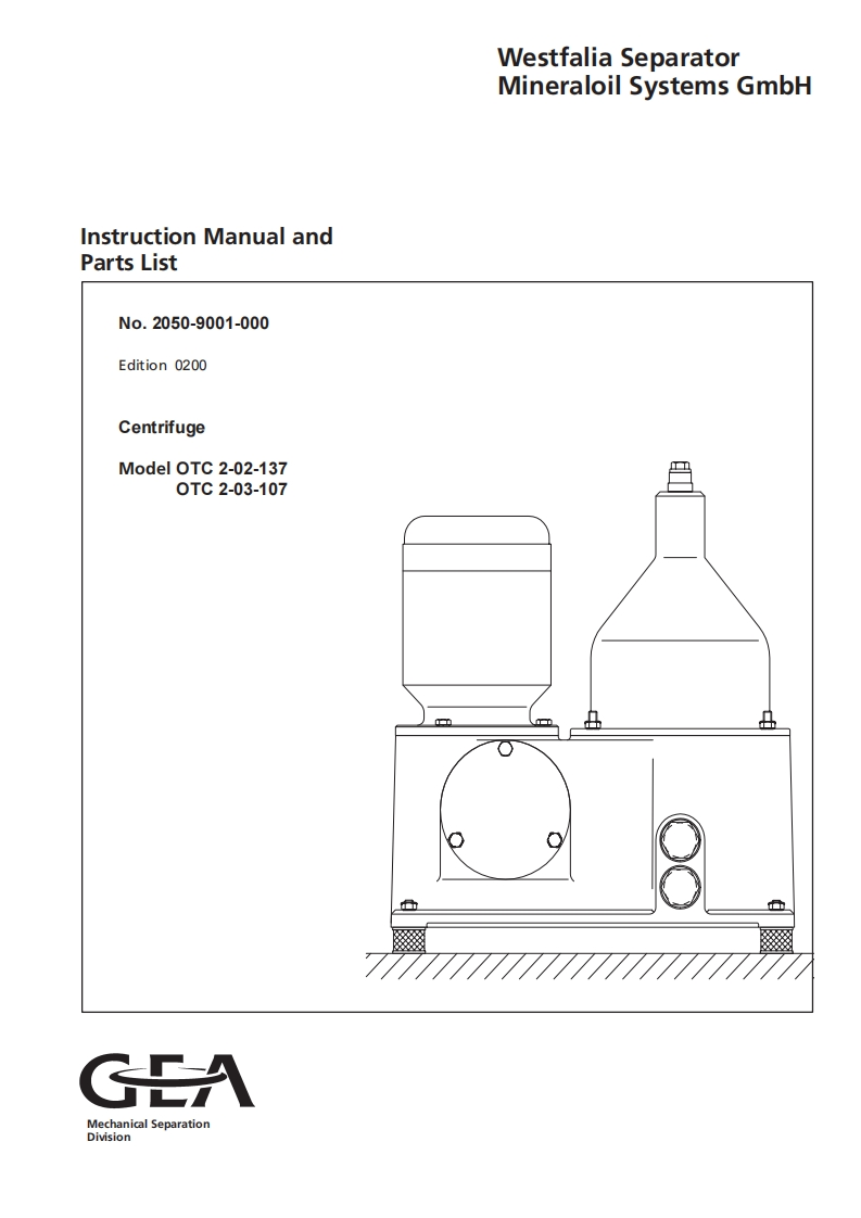 OTC-2-CentrifugeManual操作说明书手册