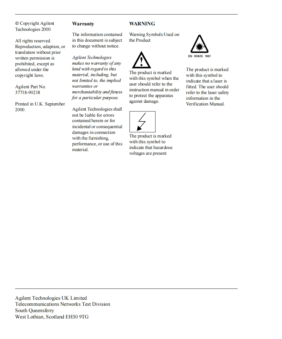 OmniBER_718_-_SONET_User_Guide操作说明书手册