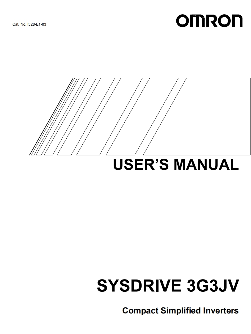 Omron-3G3JV-manual操作说明书手册