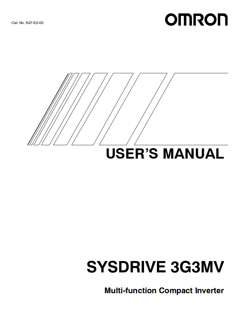 Omron_3G3MV_User_操作说明书手册