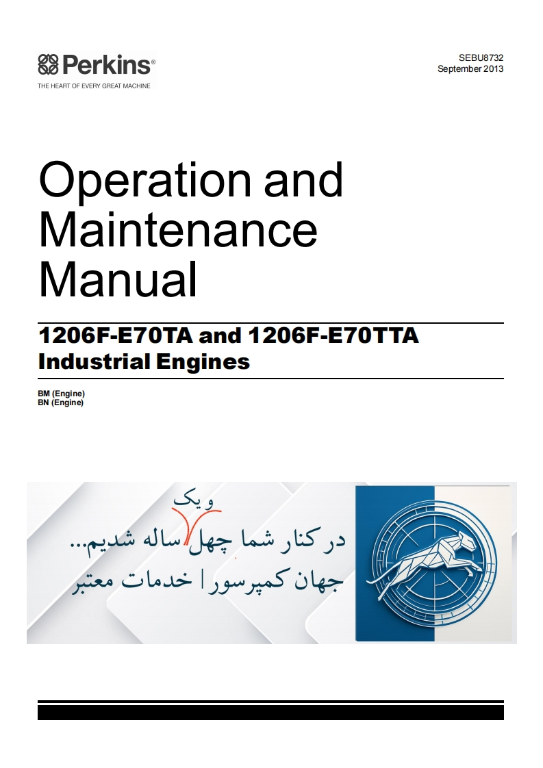 Operation-and-Maintenance-Manual-1206F-E70TA-and-1206F-E70TTA-Industrial-Engines-Perkins-操作维护说明书手册