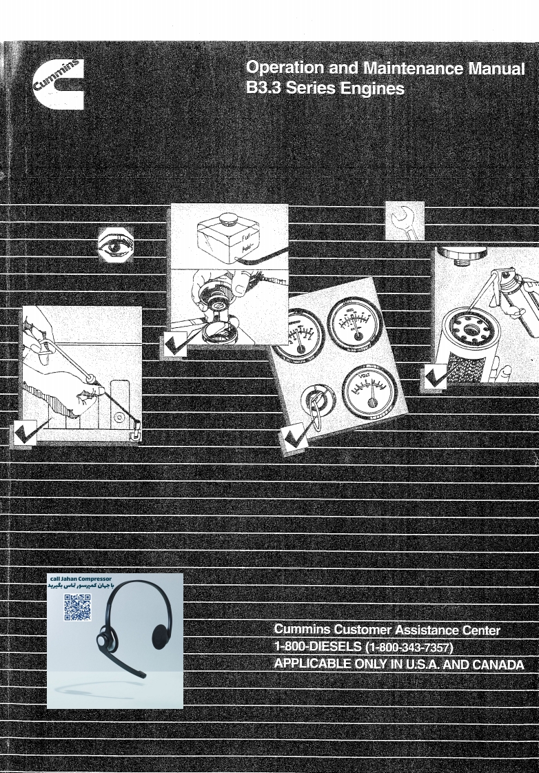 Operation-and-Maintenance-Manual-for-Cummins-Engines-B3.3操作维护说明书手册