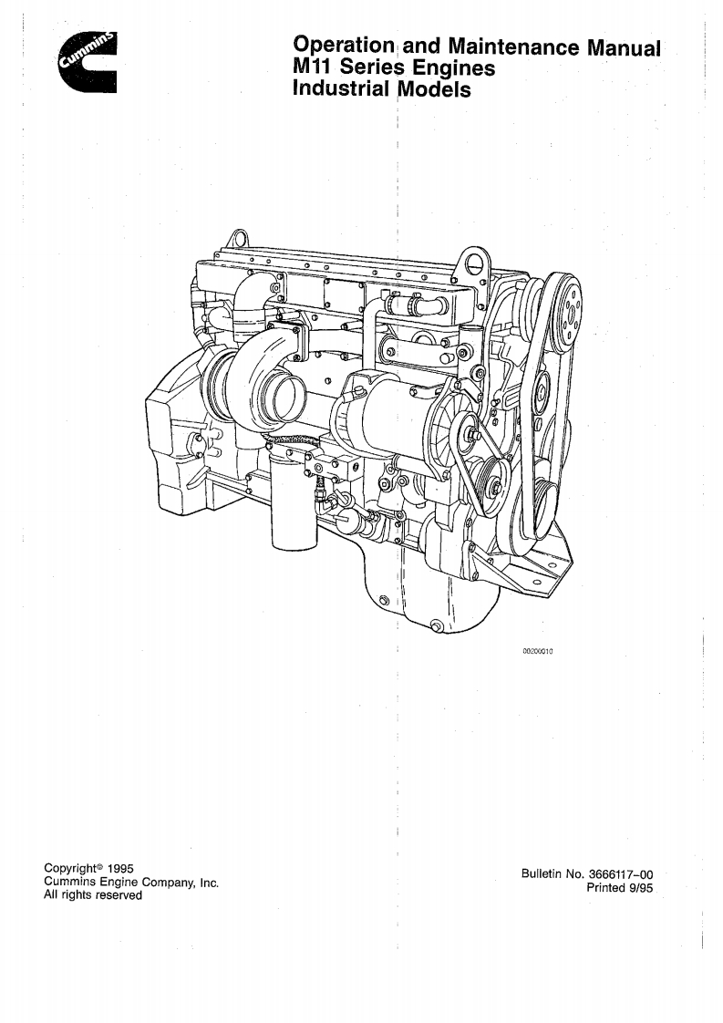 Operation-and-Maintenance-Manual-for-M11-Cummins-Engines-Industrial-Models-جهان-کمپرسور操作维护说明书手册