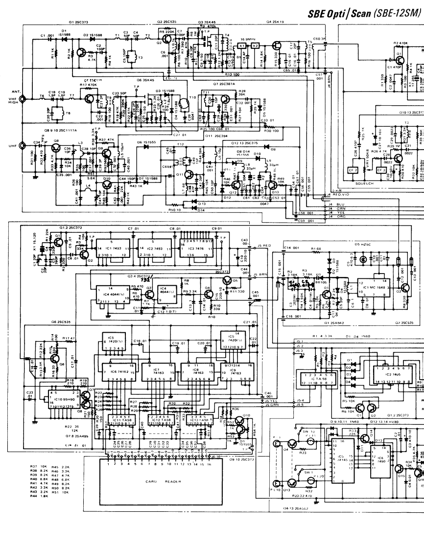 Optiscan_SBE12SM_Schematic电器原理图手册