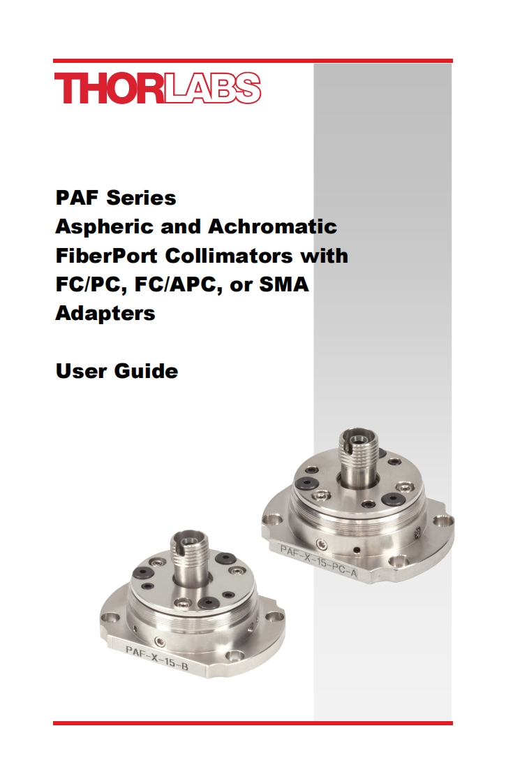 PAF-X-2-A-操作说明书手册