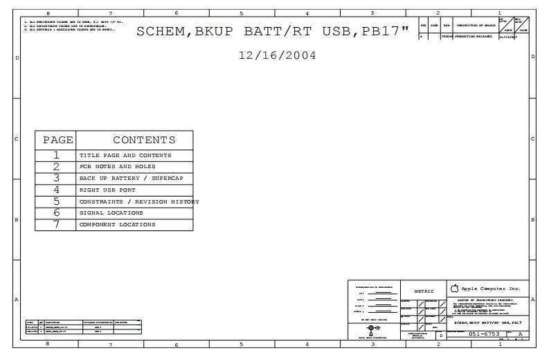 PB17-BKUP-BATT-RT-USB-PB17---051-6753笔记本电器原理图