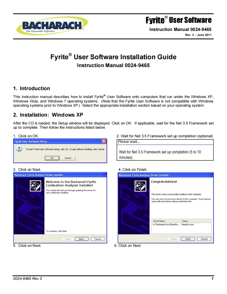 PCA3-Fyrite-User-Software-安装调试说明书手册_手册说明书指南