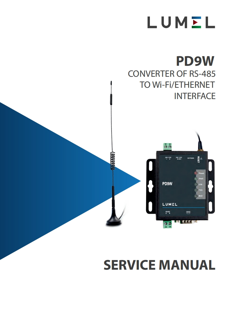PD9W_service_操作说明书手册