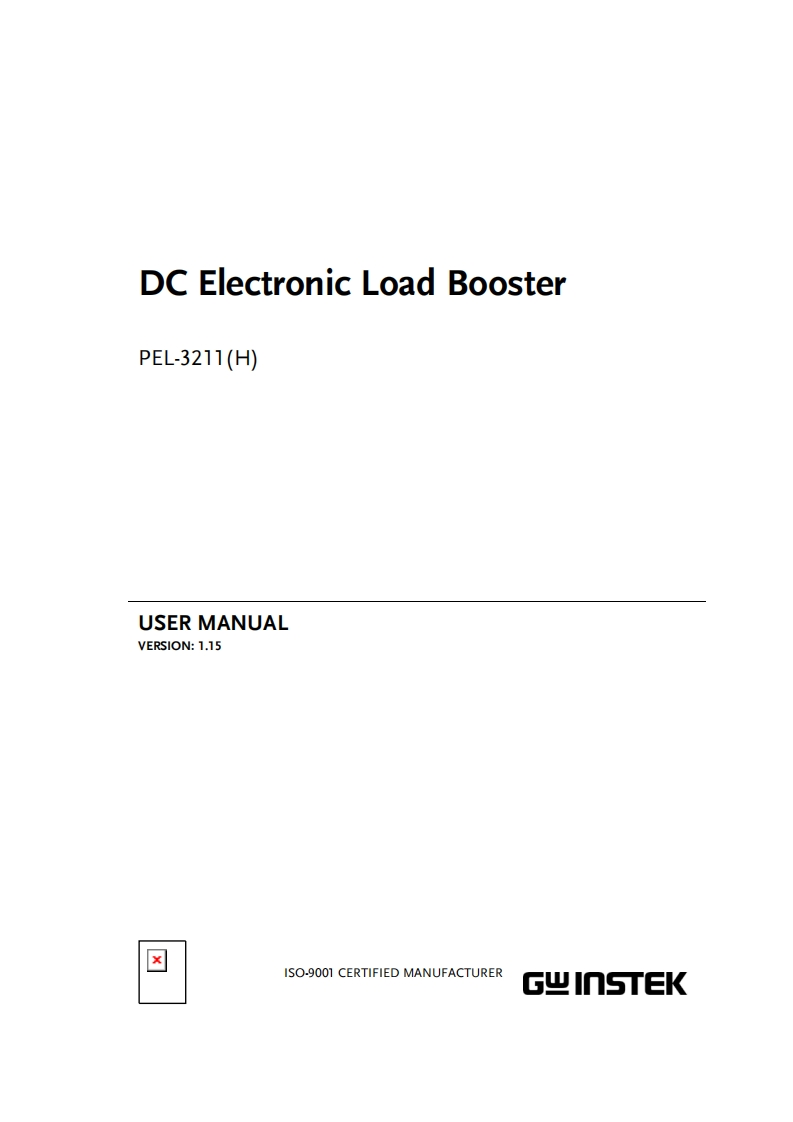 PEL-3211H_Booster_操作说明书手册_EN_V1_15_20190322