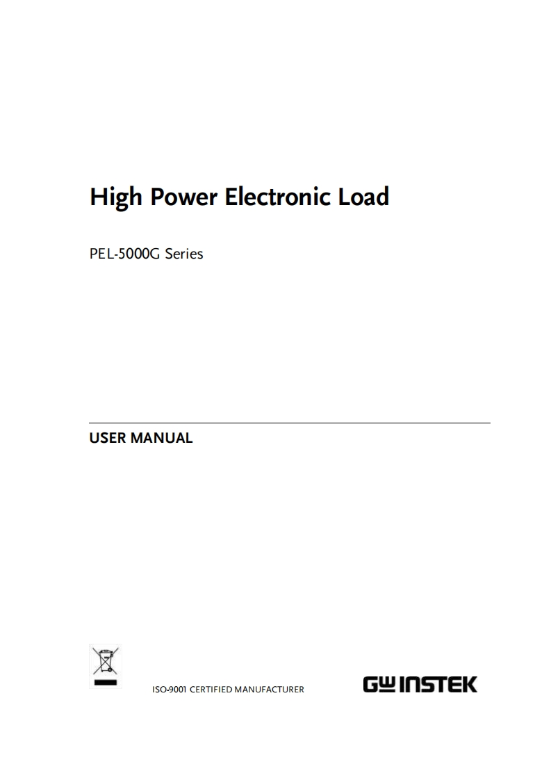 PEL-5000G-Series_usermanual操作说明书手册_EN