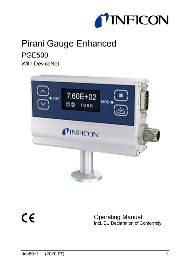 PGE500DeviceNet操作说明书手册