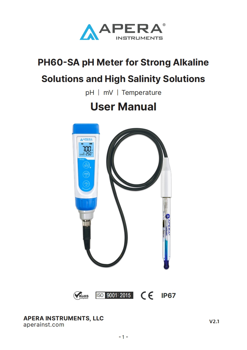 PH60-SA_Tester_手册说明书指南_v2.1