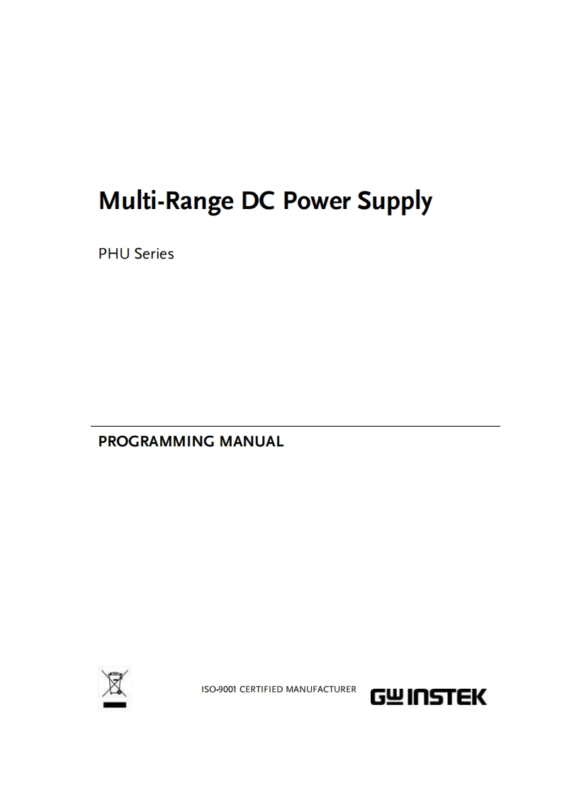 PHU-Series_programmingmanual编程操作说明书手册_EN