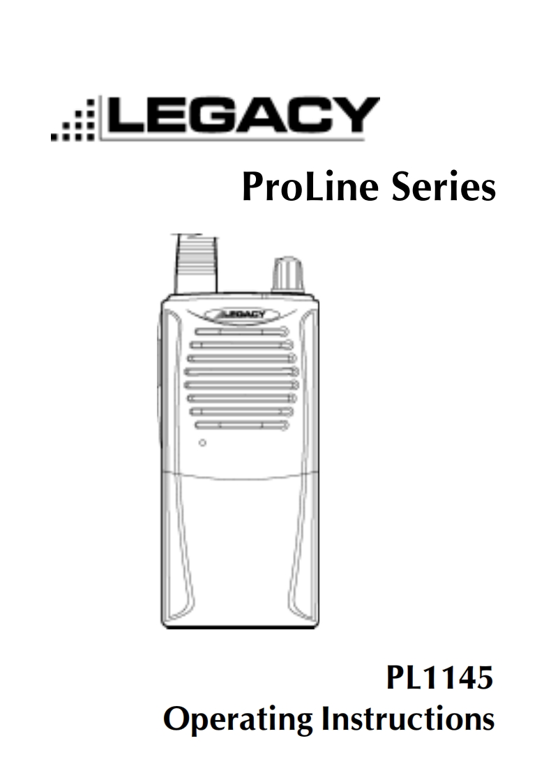 PL1145操作说明书手册