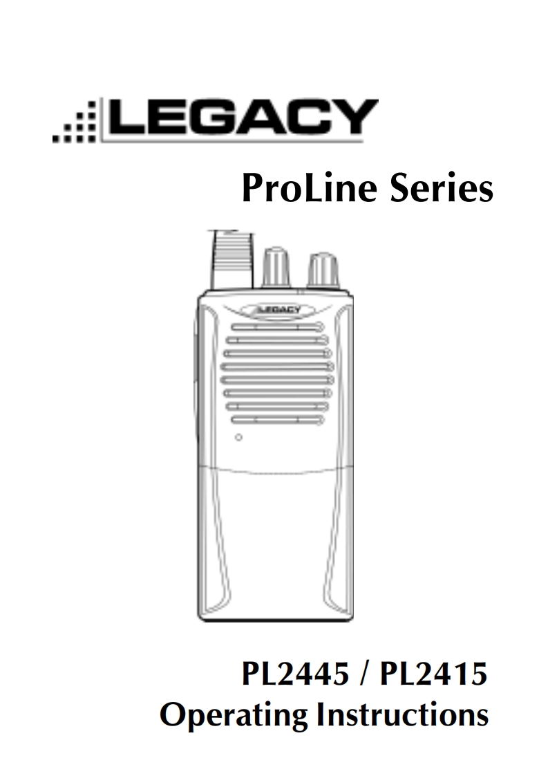 PL2445-2415操作说明书手册