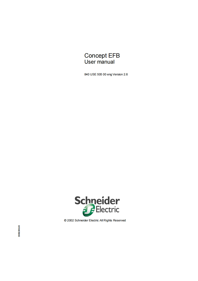 PLCConceptSoftware2.6EFB参考说明书手册