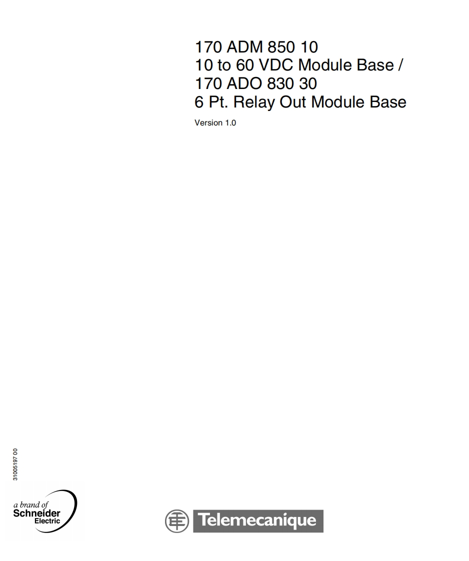 PLCMomentumPLC170ADO83030RelayBase参考说明书手册