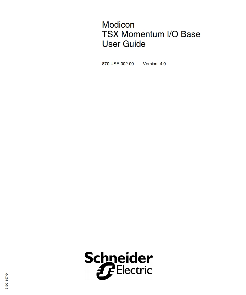 PLCMomentumPLCIOBase参考说明书手册v4.0