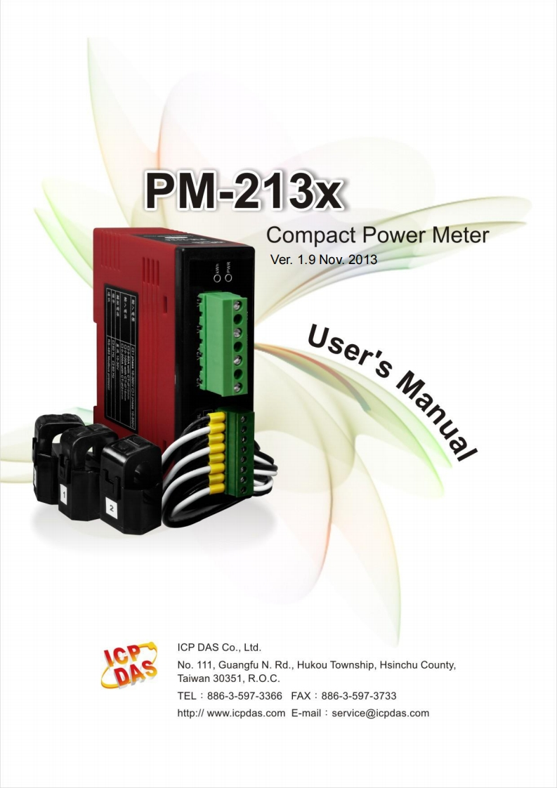 PM-213x用户使用操作说明书手册_英语v1.9