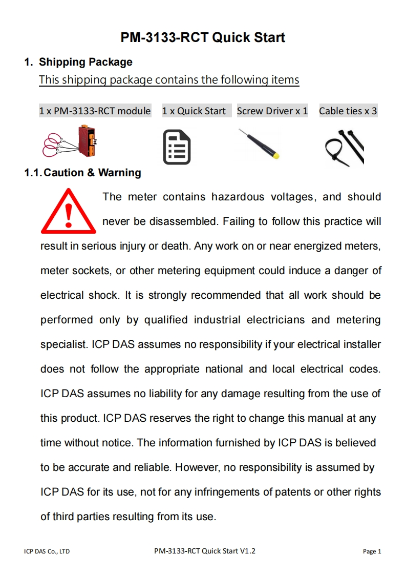 PM-3133-RCT用户操作说明书手册_V1.2_En
