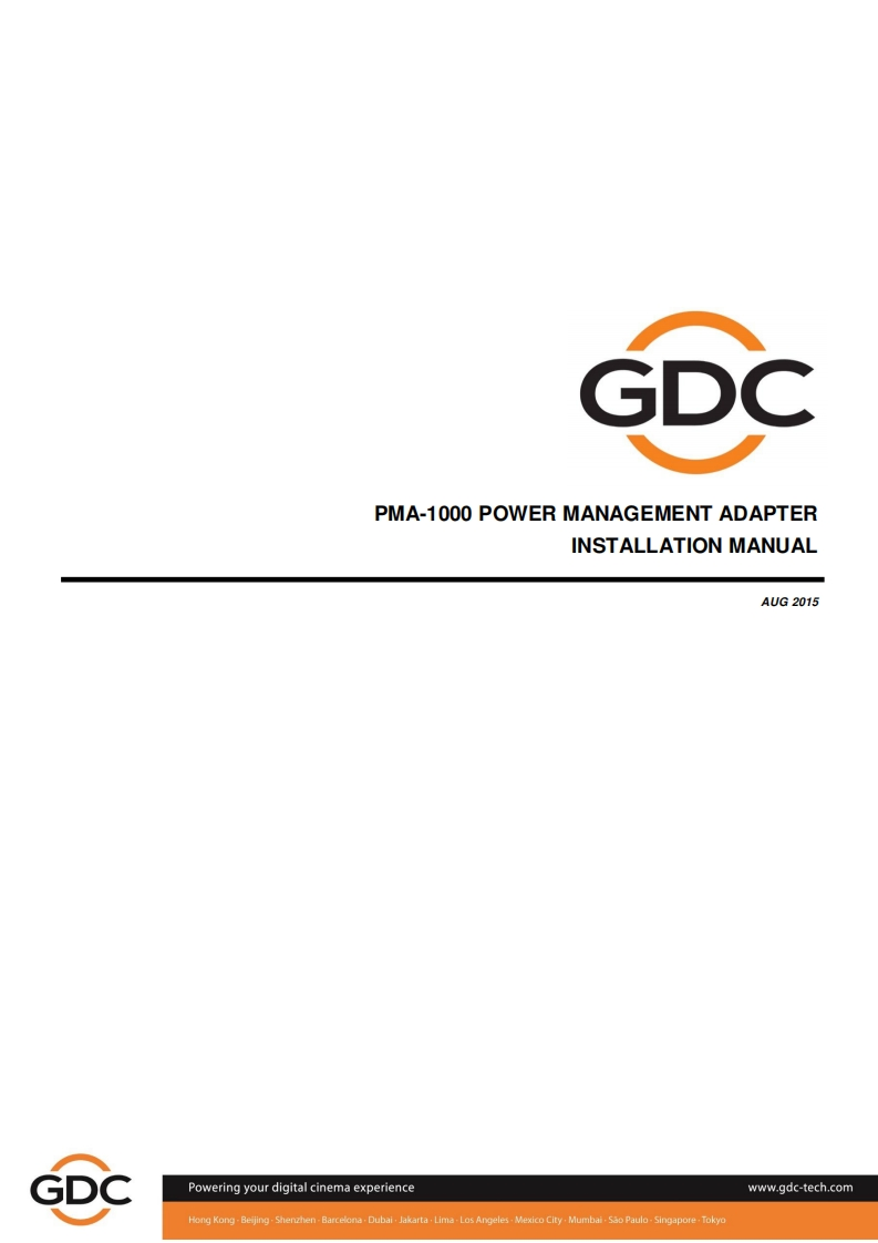 PMA-1000-用户使用安装说明书手册_Eng_20160222_r1