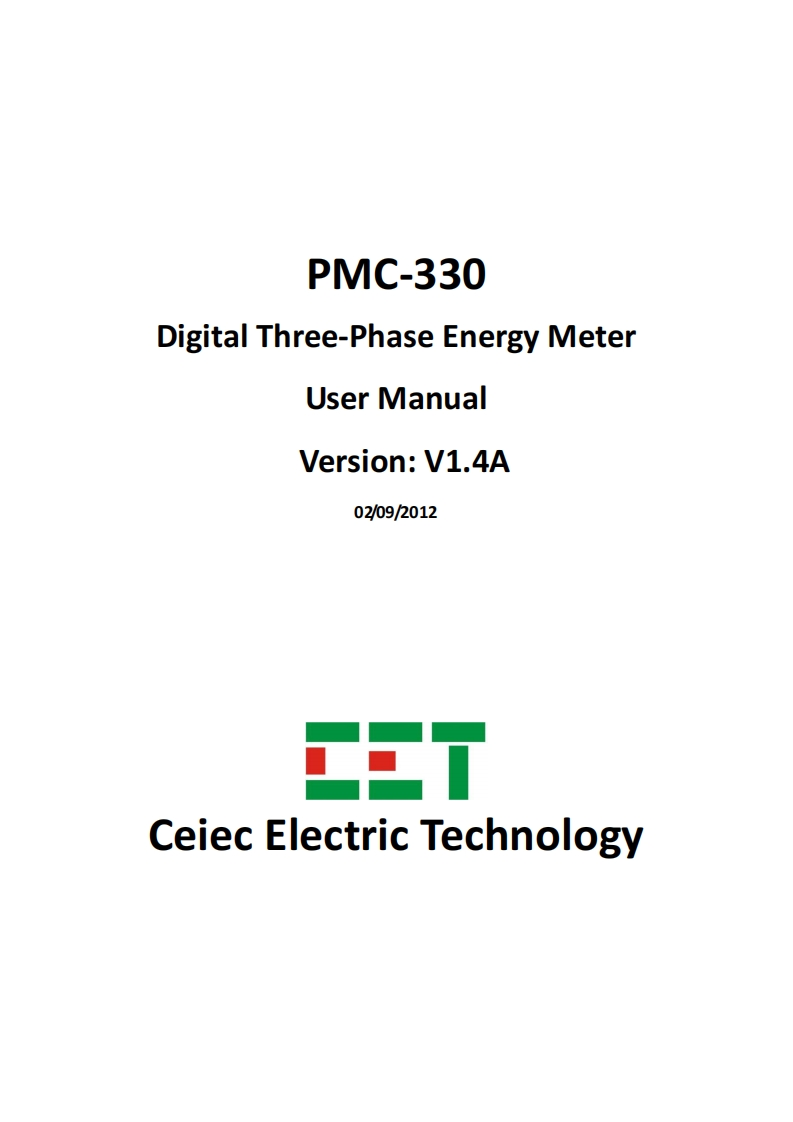 PMC-330Series安装说明书手册V1.4A(20120209)