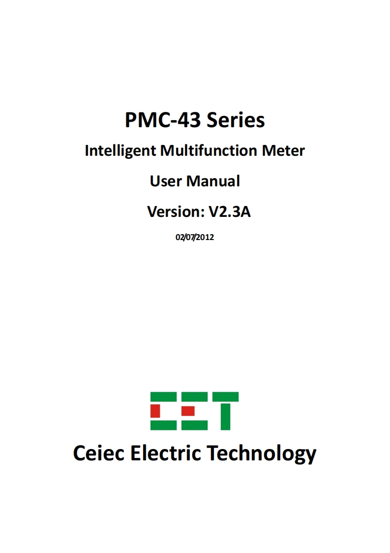 PMC-43Series安装说明书手册V2.3A(20120207)