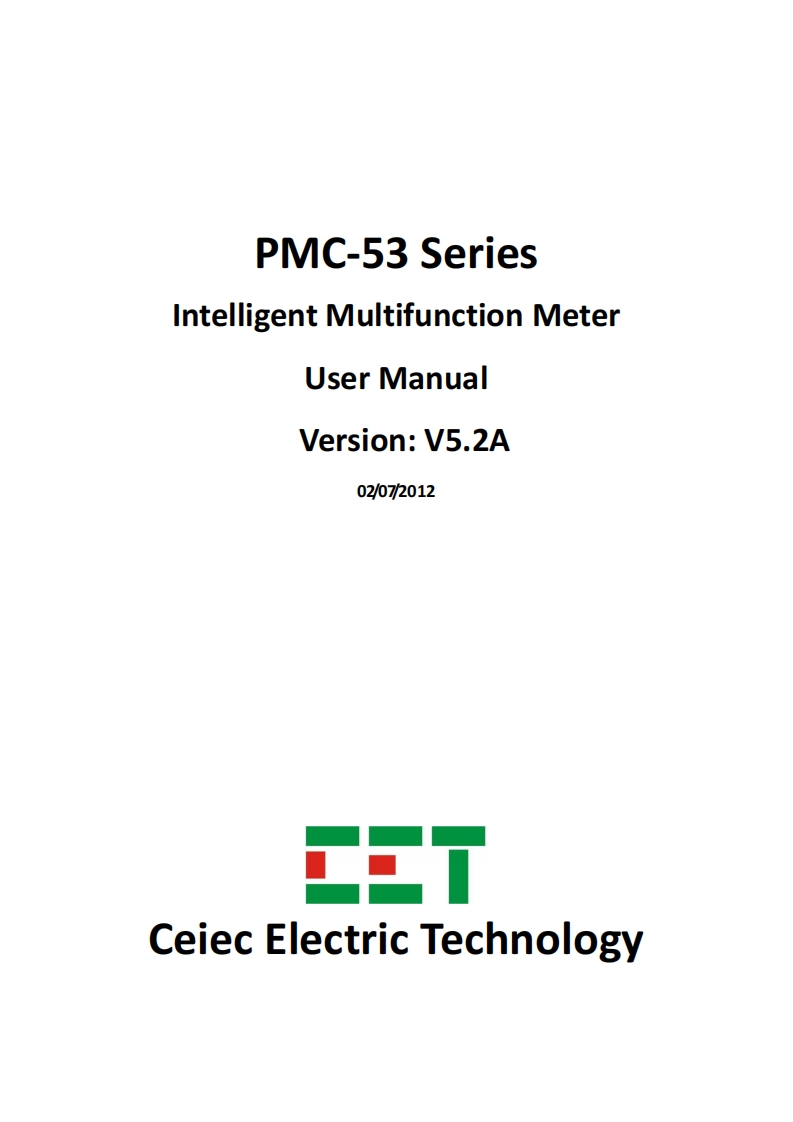 PMC-53Series安装说明书手册_V5.2A新质力文库 - 聚焦新质生产力发展的数字化知识库_行业洞察 / 理论成果 / 实践指南免费下载新质力文库